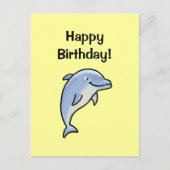 Gelukkige verjaardag! (dolfijn) briefkaart (Voorkant)