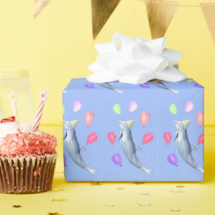 Gelukkige verjaardag Dolfijn Cadeaupapier