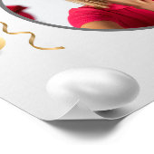 Gelukkige Verjaardag Douane Modern Fotogift Poster (Hoek)