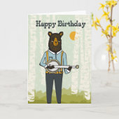 Gelukkige Verjaardag - draag speel de Kaart van de (Gele Bloem)