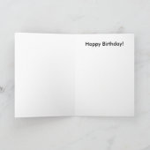 Gelukkige Verjaardag, eekhoornvriend Kaart (Binnen)