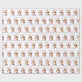 Gelukkige verjaardag - een traktatie voor u cadeaupapier (Vlak)