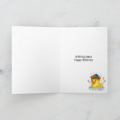 Gelukkige verjaardag Eendje Kaart (Binnen)