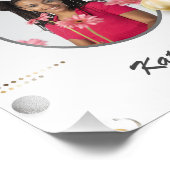 Gelukkige Verjaardag Eenvoudige Douane Fotogift Foto Afdruk (Hoek)