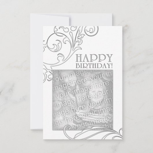 gelukkige verjaardag ( elegant flourish ) (Voorkant)