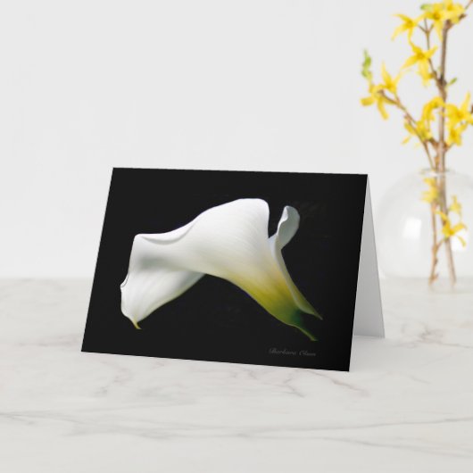 Gelukkige Verjaardag Elegante Lady* Kaart (Gele Bloem)