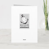 gelukkige verjaardag (elegantGreys) Kaart (Achterkant)