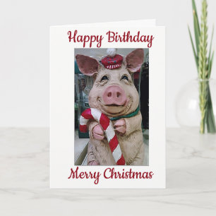 *** GELUKKIGE VERJAARDAG EN VROLIJK KERSTFEEST *** FEESTDAGEN KAART