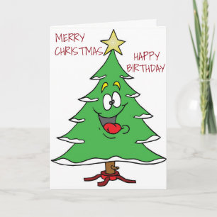 *** GELUKKIGE VERJAARDAG EN VROLIJK KERSTFEEST *** FEESTDAGEN KAART