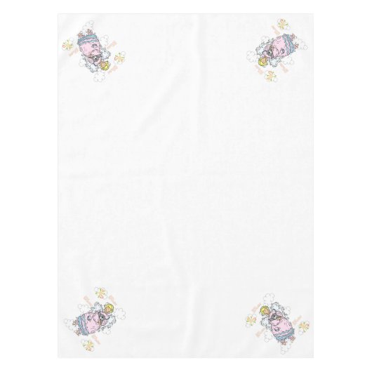 Gelukkige Verjaardag Engel Tafelkleed (Voorkant)