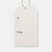 Gelukkige verjaardag Engelse Bulldogs Cadeaulabel (Achterkant)