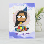 Gelukkige verjaardag! Enkele kaart (Staand voorkant)