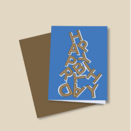 Gelukkige Verjaardag Esthetisch Personaliseer Wens Feestdagen Kaart