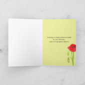 Gelukkige Verjaardag Executive Secretary Poppy Flo Kaart (Binnen)