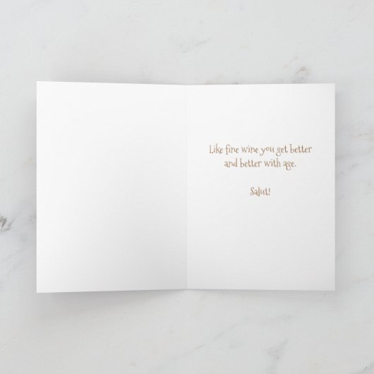 Gelukkige Verjaardag Fabulous Elegant Vrouw Tekene Kaart (Binnen)