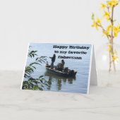 GELUKKIGE VERJAARDAG *FAVORiete VISser* Kaart (Gele Bloem)