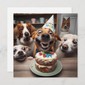 Gelukkige verjaardag! feestdagenkaart (Voorkant / Achterkant)