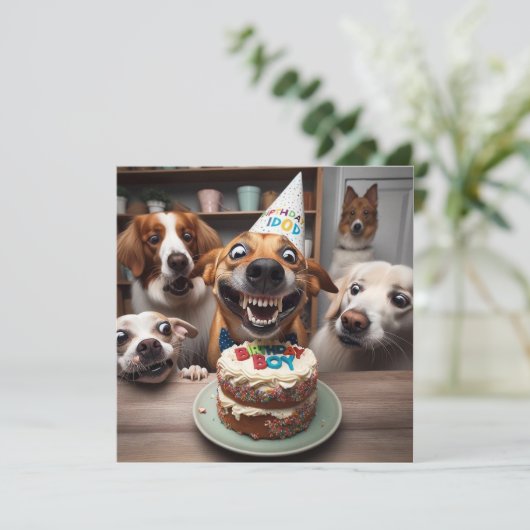 Gelukkige verjaardag! feestdagenkaart (Staand voorkant)