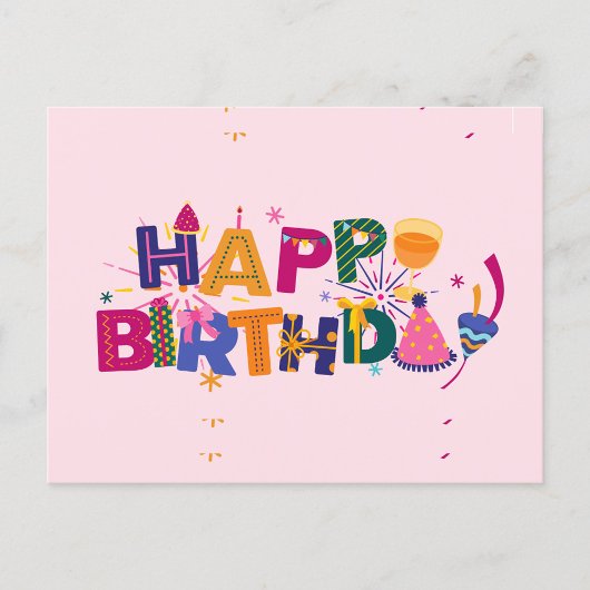 Gelukkige verjaardag feestdagenkaart