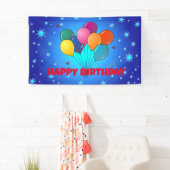 GELUKKIGE VERJAARDAG feestelijke banner (Insitu)