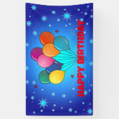 GELUKKIGE VERJAARDAG feestelijke banner (Verticaal)