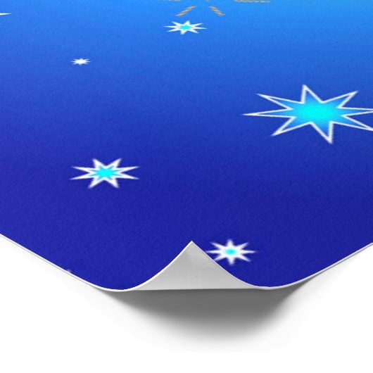 Gelukkige verjaardag, feestelijke verjaardag poster (Hoek)