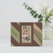 Gelukkige Verjaardag Floral Beauties 44 Briefkaart (Staand voorkant)