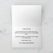 Gelukkige Verjaardag Floral Bliss Kaart (Binnen)