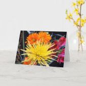 Gelukkige Verjaardag Floral Bliss Kaart (Gele Bloem)