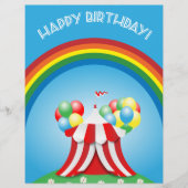 Gelukkige verjaardag flyer (Voorkant)