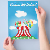 Gelukkige verjaardag flyer (Hand)