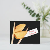 Gelukkige verjaardag Fortune Cookie Briefkaart (Staand voorkant)