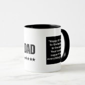 Gelukkige Verjaardag foto collage Mok (Voorkant rechts)