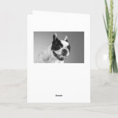 Gelukkige Verjaardag Franse Bulldog Puppy Kaart -  (Achterkant)