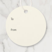 Gelukkige Verjaardag Franse Bulldogs Bedankjes Labels (Achterkant)