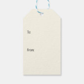 Gelukkige Verjaardag Franse Bulldogs Cadeaulabel (Achterkant)