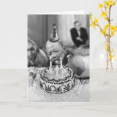 Gelukkige Verjaardag Freakin Kaart (Gele Bloem)