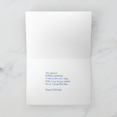 Gelukkige Verjaardag - Freesia Kaart (Binnen)