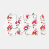 Gelukkige Verjaardag Gable Favor Box Fairy Cupcake Bedankdoosjes (Uitgevouwen)