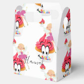 Gelukkige Verjaardag Gable Favor Box Fairy Cupcake Bedankdoosjes (Geopend)