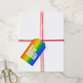 Gelukkige Verjaardag Gay Cadeaulabel (Met Touw)