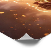 Gelukkige Verjaardag Gefeliciteerd met vrouw Super Poster (Hoek)