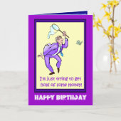 Gelukkige verjaardag, geldvanger kaart (Gele Bloem)