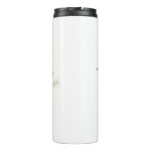 Gelukkige verjaardag gele bloem thermosbeker (Achterkant)