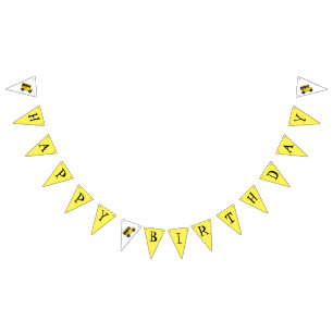 Gelukkige Verjaardag Gele School Bus Leraar Onderw Vlaggetjes