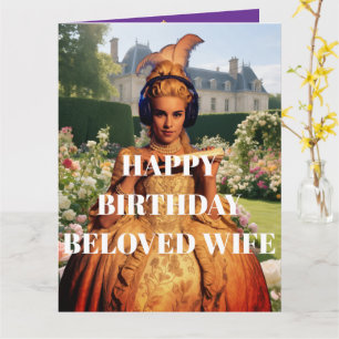 Gelukkige verjaardag geliefde vrouw kaart