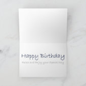 Gelukkige verjaardag Geniet van kunst Kaart (Binnen)