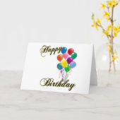 Gelukkige Verjaardag - Gepersonaliseerd Verjaardag Kaart (Gele Bloem)