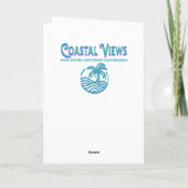 Gelukkige Verjaardag Gepersonaliseerde Beach House Kaart (Achterkant)