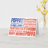 Gelukkige Verjaardag GEPERSONALISEERDE VS VLAG Kaart (Gele Bloem)